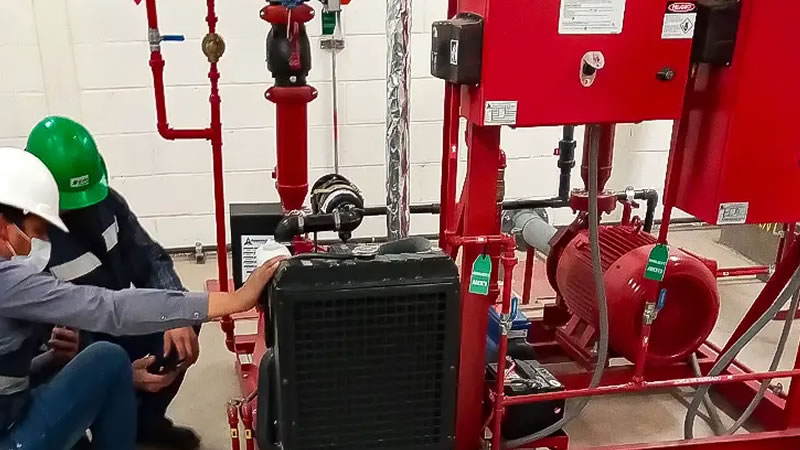 reparacion de bombas contra incendio